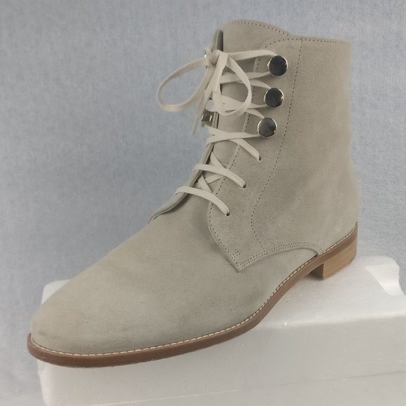 PERTINI Suede Upper, Full Leather Boot in Neutral tone Made in Spain 40/8.5us - Picture 2 of 7